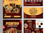 create a professional restaurant brand kit